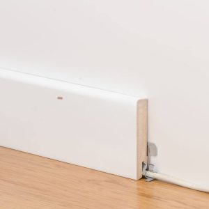 Laminat lajsna FR-80 bijela farbana – MDF, 2400×16×80 mm